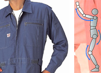 クラボウムービンカットのつなぎ服へ